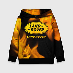 Толстовка-худи детская Land Rover - gold gradient, цвет: 3D-черный