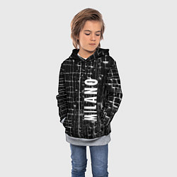 Толстовка-худи детская Milano - autumn - winter 2025, цвет: 3D-меланж — фото 2