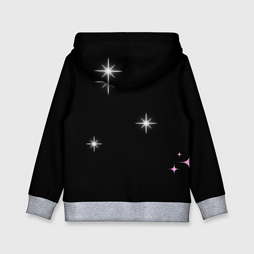 Детская толстовка Надпись / 3D-Меланж – фото 2