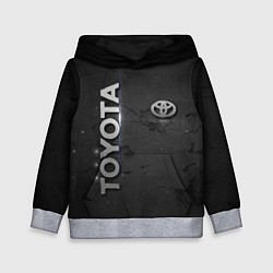 Толстовка-худи детская Toyota cracks, цвет: 3D-меланж