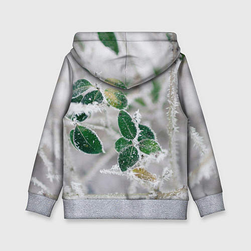 Детская толстовка Green winter / 3D-Меланж – фото 2