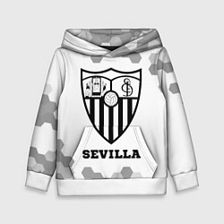 Толстовка-худи детская Sevilla sport на светлом фоне, цвет: 3D-белый