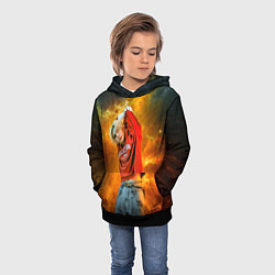 Толстовка-худи детская Hyunjin Stray Kids space, цвет: 3D-черный — фото 2