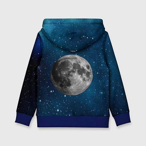 Детская толстовка Планета Земля / 3D-Синий – фото 2