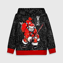 Детская толстовка Santa Claus Samurai