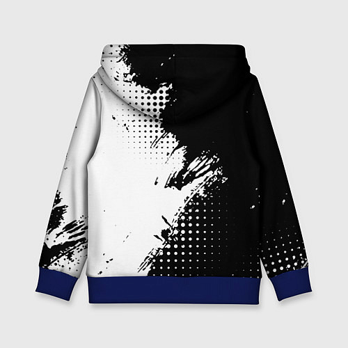 Детская толстовка Возмущенная Пауэр - Человек бензопила / 3D-Синий – фото 2