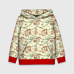 Детская толстовка Ленивцы висят на лианах