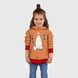 Толстовка-худи детская Семья шпиона - Форд форджер, цвет: 3D-красный — фото 2