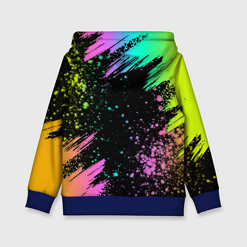 Детская толстовка Rainbow Friends - Blue / 3D-Синий – фото 2