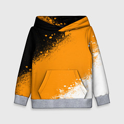 Толстовка-худи детская Имперский флаг - триколор, цвет: 3D-меланж