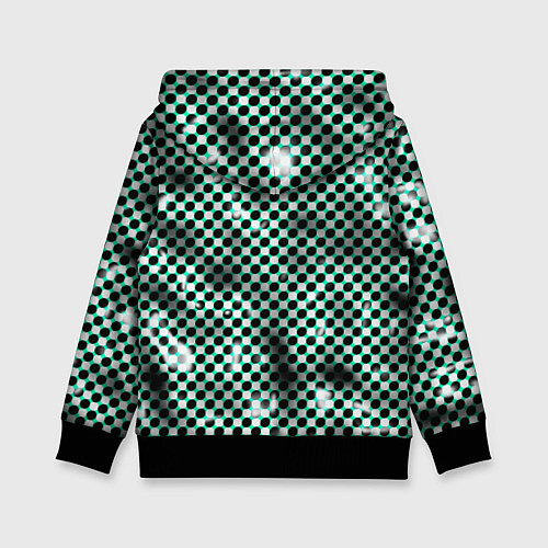 Детская толстовка Пластиковая абстракция - паттерн / 3D-Черный – фото 2