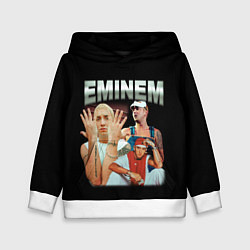 Толстовка-худи детская Eminem Slim Shady, цвет: 3D-белый