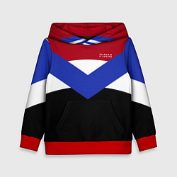 Толстовка-худи детская FIRM как из 90х, цвет: 3D-красный