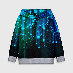 Толстовка-худи детская Space - starfall, цвет: 3D-меланж