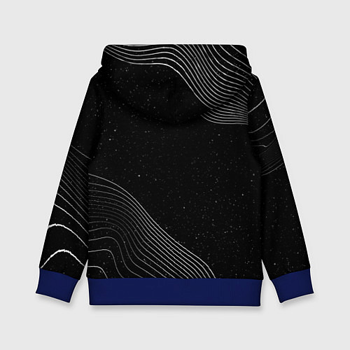 Детская толстовка Скарамуш - геншин импакт / 3D-Синий – фото 2