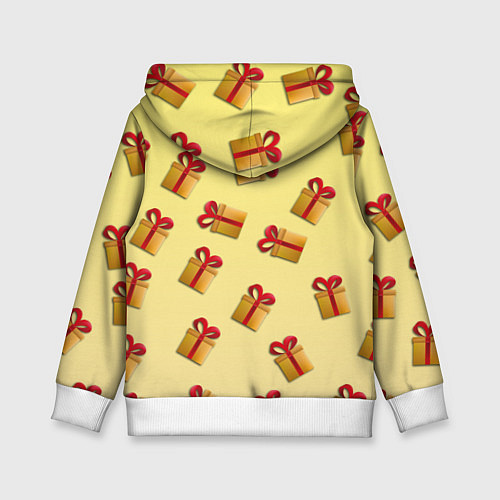 Детская толстовка Подарочки подарки / 3D-Белый – фото 2