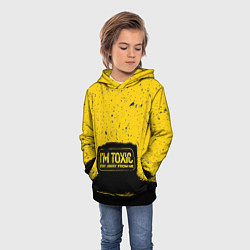 Толстовка-худи детская Toxic, цвет: 3D-черный — фото 2