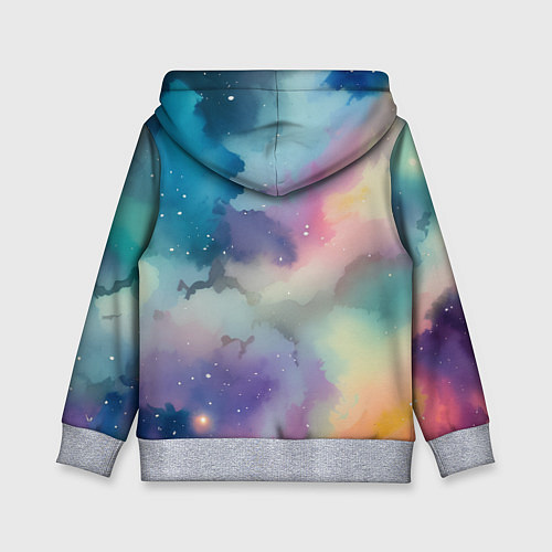 Детская толстовка Чиби Водолей / 3D-Меланж – фото 2