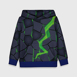 Детская толстовка Зелёный неон