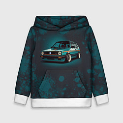 Толстовка-худи детская Golf Mk 1992, цвет: 3D-белый