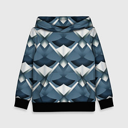 Толстовка-худи детская Паттерн в стиле фэнтези, цвет: 3D-черный