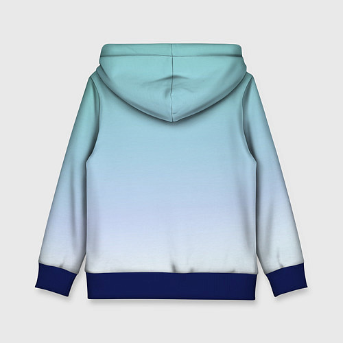Детская толстовка Достоевский в шапке / 3D-Синий – фото 2