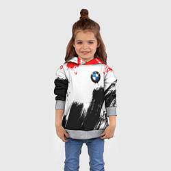 Толстовка-худи детская BMW art, цвет: 3D-меланж — фото 2