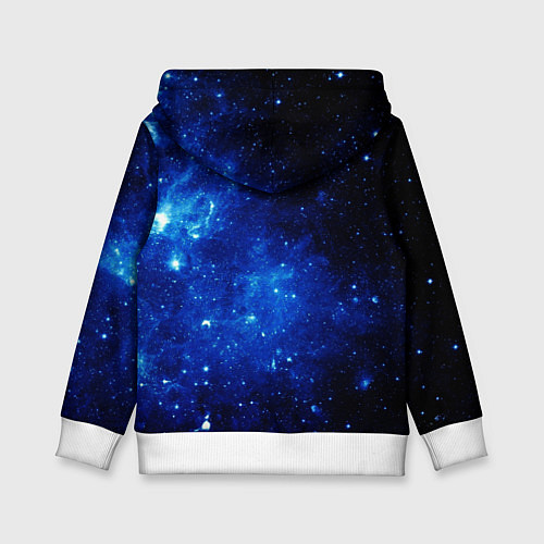 Детская толстовка Сияние космоса / 3D-Белый – фото 2