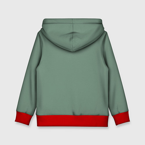 Детская толстовка Cute Catgirl / 3D-Красный – фото 2