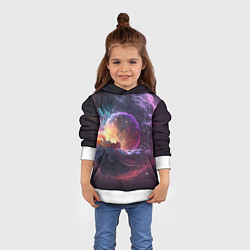 Толстовка-худи детская Sverhnova, цвет: 3D-белый — фото 2