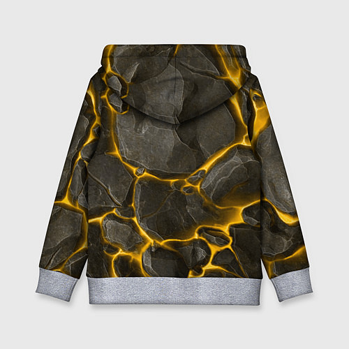 Детская толстовка Альбедо на фоне монолита камня / 3D-Меланж – фото 2