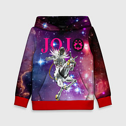 Толстовка-худи детская Made in heaven - stand of Enrico Pucci - Jojo, цвет: 3D-красный