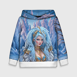 Толстовка-худи детская Crystal Maiden Dota2, цвет: 3D-белый
