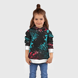Толстовка-худи детская Graffity street art, цвет: 3D-белый — фото 2