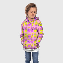 Толстовка-худи детская Childrens pattern, цвет: 3D-белый — фото 2