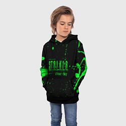 Толстовка-худи детская Stalker sky radiation, цвет: 3D-черный — фото 2