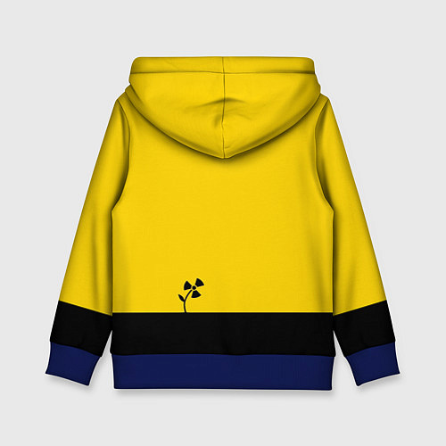 Детская толстовка Атомный цветок / 3D-Синий – фото 2