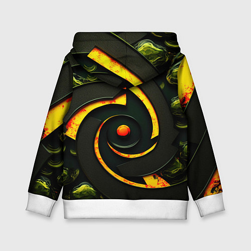 Детская толстовка Круговорот текстур / 3D-Белый – фото 2
