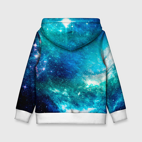 Детская толстовка Звёздная Вселенная / 3D-Белый – фото 2