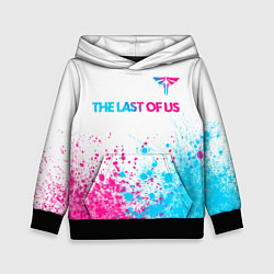 Детская толстовка The Last Of Us neon gradient style: символ сверху