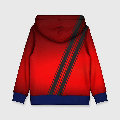 Детская толстовка Немецкий спортивный автомобиль Porsche / 3D-Синий – фото 2