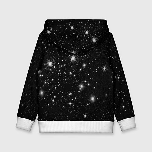 Детская толстовка Телец золотой на звездном небе / 3D-Белый – фото 2