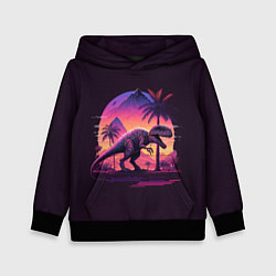Детская толстовка Retrowave Trex