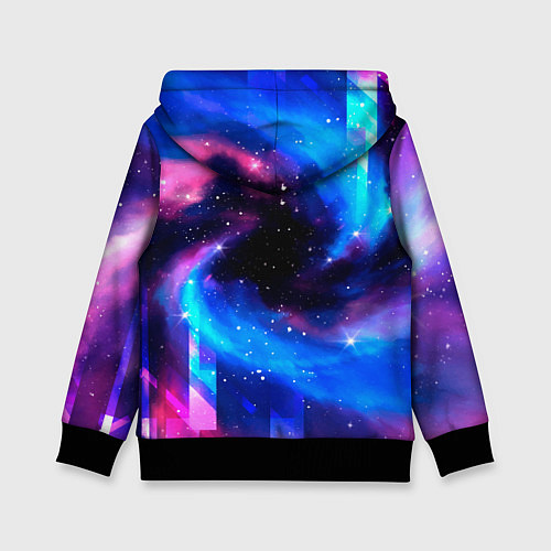 Детская толстовка GTA неоновый космос / 3D-Черный – фото 2