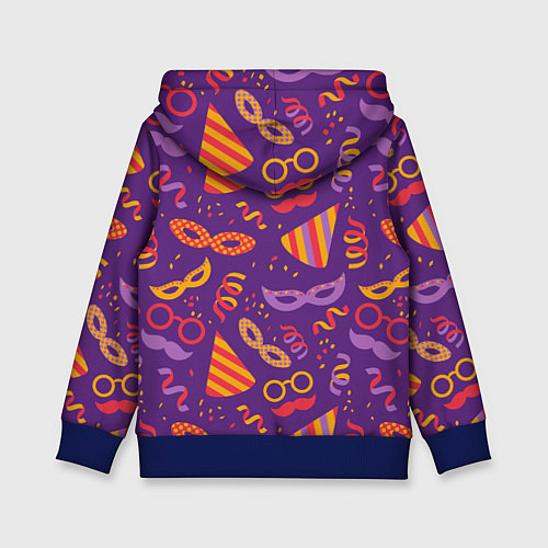 Детская толстовка Маскарад / 3D-Синий – фото 2