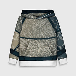 Толстовка-худи детская Стеклянка, цвет: 3D-белый