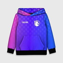 Толстовка-худи детская Форма Team Liquid, цвет: 3D-черный