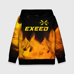 Детская толстовка Exeed - gold gradient: символ сверху