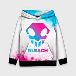 Толстовка-худи детская Bleach neon gradient style, цвет: 3D-черный