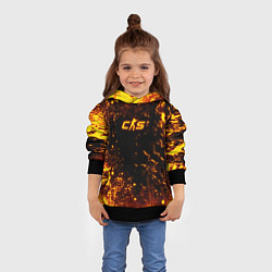 Толстовка-худи детская Fire CS2, цвет: 3D-черный — фото 2